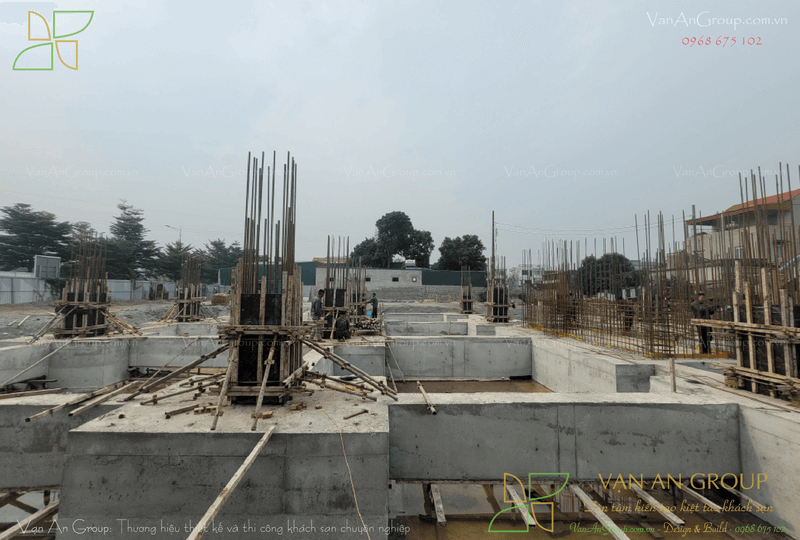 Thi công cột btct, dầm và sàn btct theo các tầng