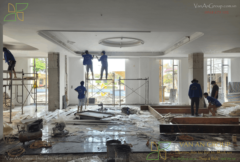 Thi công phào chỉ thạch cao, phào chỉ PU và phào chỉ PS theo đúng thiết kế