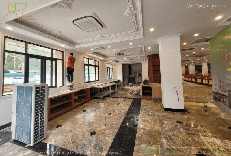Hoàn thiện lắp đặt thiết bị và nội thất