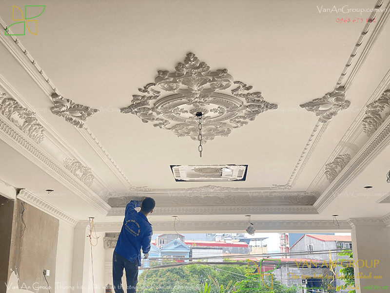 Hoàn thiện trần thạch cao, trần kỹ thuật, phào chỉ