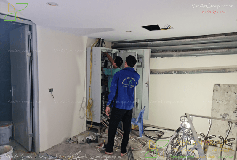 Lắp đặt hệ thống kỹ thuật, trang thiết bị & nội thất khách sạn 4 sao tại Thanh Hóa