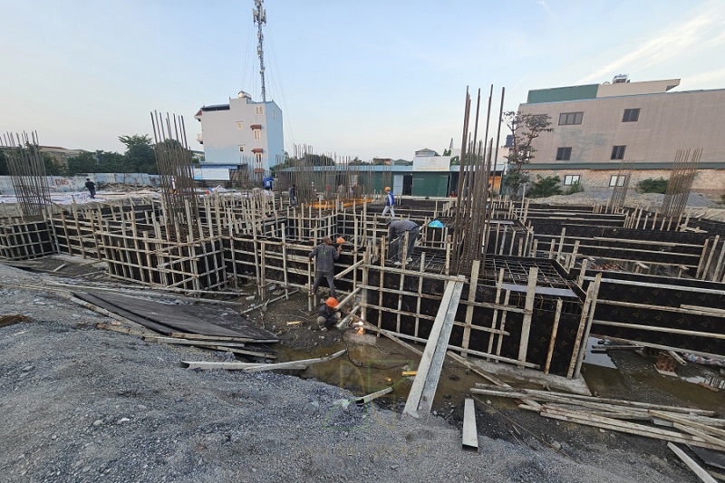 Lắp dựng cốp pha móng giằng chuẩn kỹ thuật