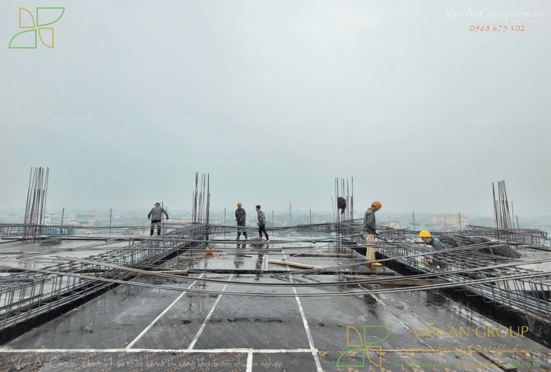 Thi công dầm, sàn bê tông cốt thép đảm bảo khả năng chịu lực