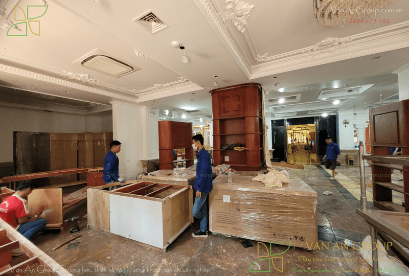 Thi công lắp đặt hệ thống kỹ thuật, trang thiết bị & nội thất khách sạn 4 sao tại Quảng Ninh