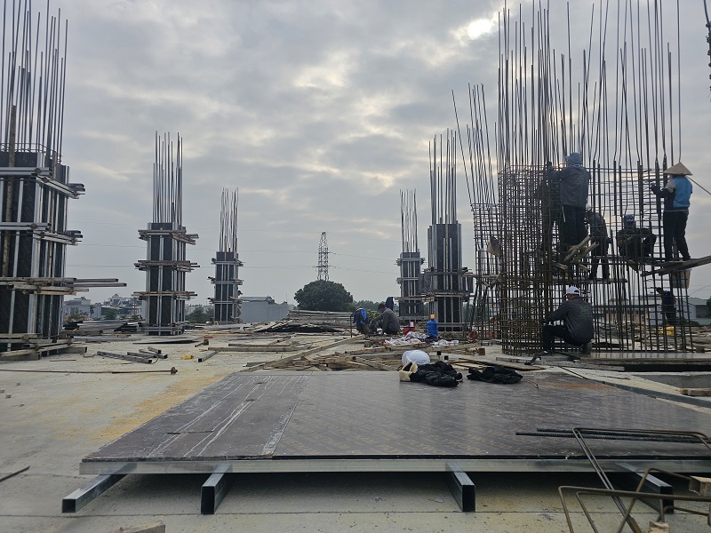 Thi công lắp dựng cốt thép và cốp pha cột vách chuẩn kỹ thuật