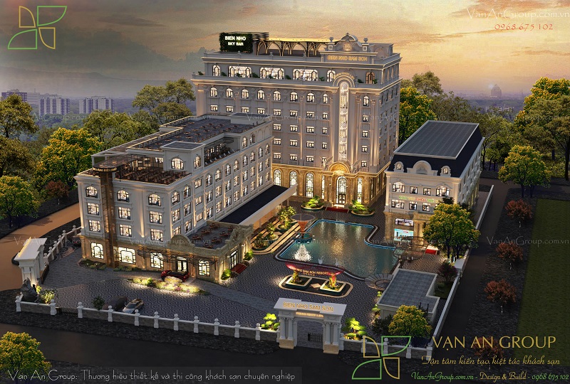 Thiết kế khách sạn 4 sao Biển Nhớ Sầm Sơn Premium Resort & Spa tuyệt đẹp