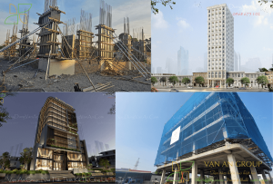 Thiết kế thi công khách sạn tại Phường Võ Cường, Bắc Ninh
