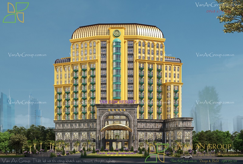 Vạn An Group cung cấp dịch vụ thiết kế thi công khách sạn, resort 5 sao tại Sapa, Lào Cai