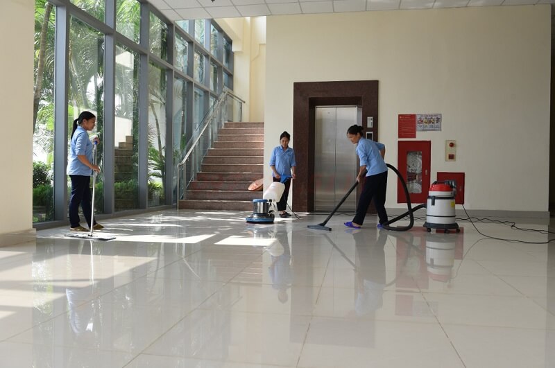 Vệ sinh công nghiệp, nghiệm thu và bàn giao