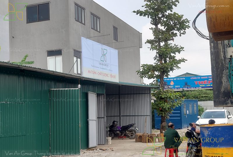 Chuẩn bị lán tại sinh hoạt cho công nhân tại Vĩnh Yên