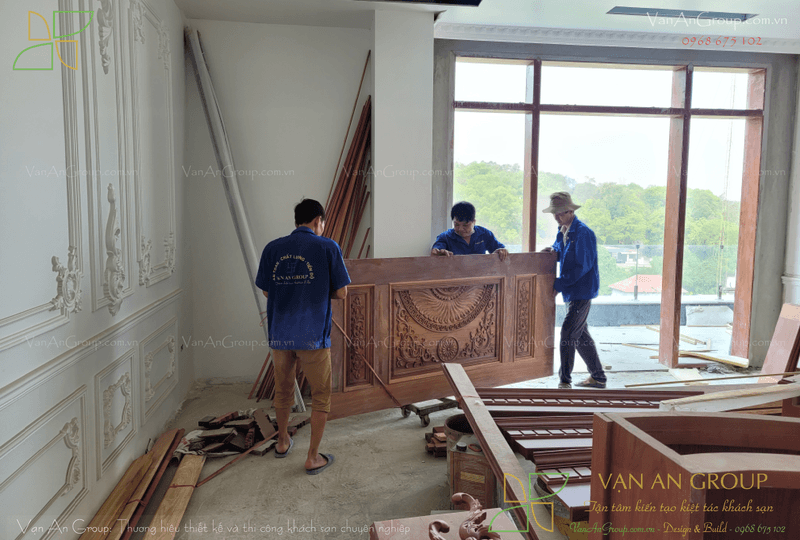 Lắp đặt nội thất rời và nội thất cố định phù hợp cho khách sạn