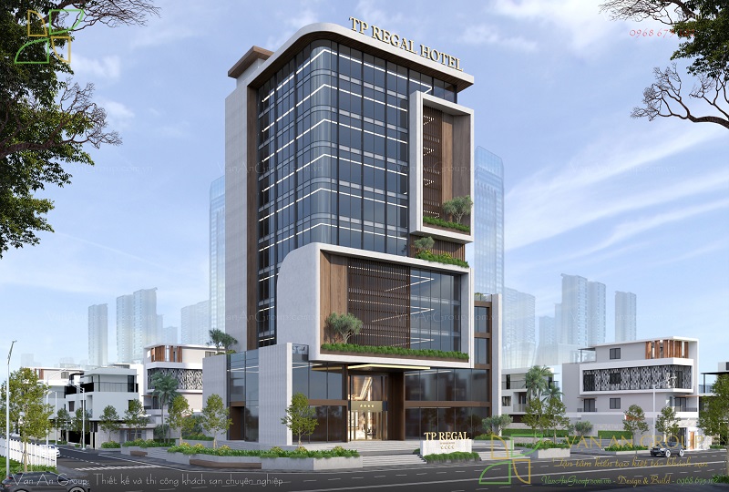 Mẫu thiết kế khách sạn TP Regal Hotel 4 sao hiện đại, hoành tráng