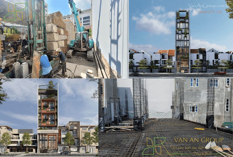 Thiết kế thi công khách sạn tại phường Cầu Giấy, Hà Nội