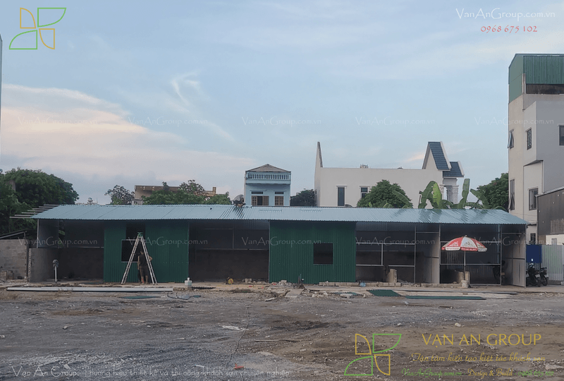 Chuẩn bị hạ tầng tạm phục vụ thi công khách sạn 3 sao tại Nha Trang