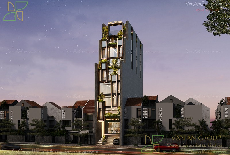 Sunset View Hotel sở hữu hệ thống chiếu sáng được bố trí một cách khoa học và tinh tế