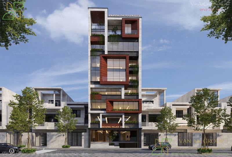 Vạn An Group thiết kế khách sạn 3 sao Hoàng Ngân Hotel