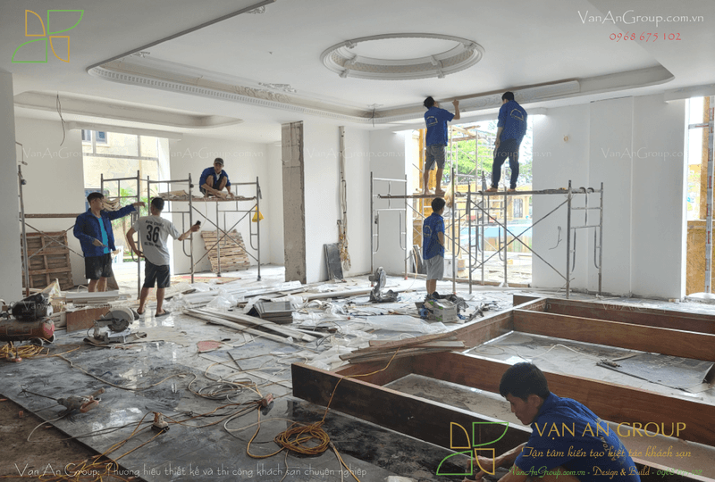 Lắp đặt nội thất cố định và nội thất rời cho khách sạn gần Bãi Trước, Vũng Tàu