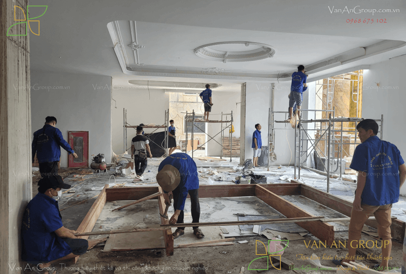 Lắp đặt thiết bị vệ sinh, nội thất cố định và nội thất rời đúng thiết kế