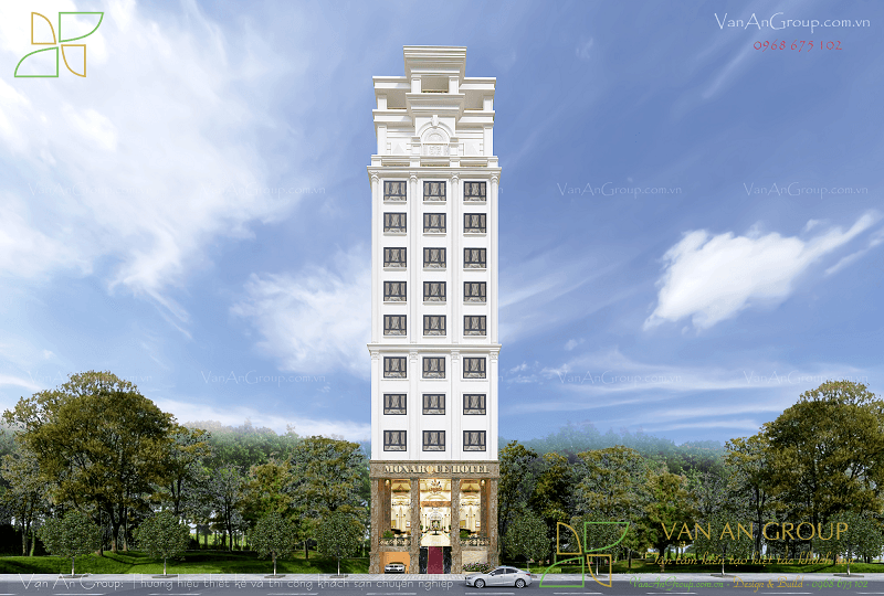 Mẫu thiết kế khách sạn 4 sao Monarque Hotel tại Đà Nẵng