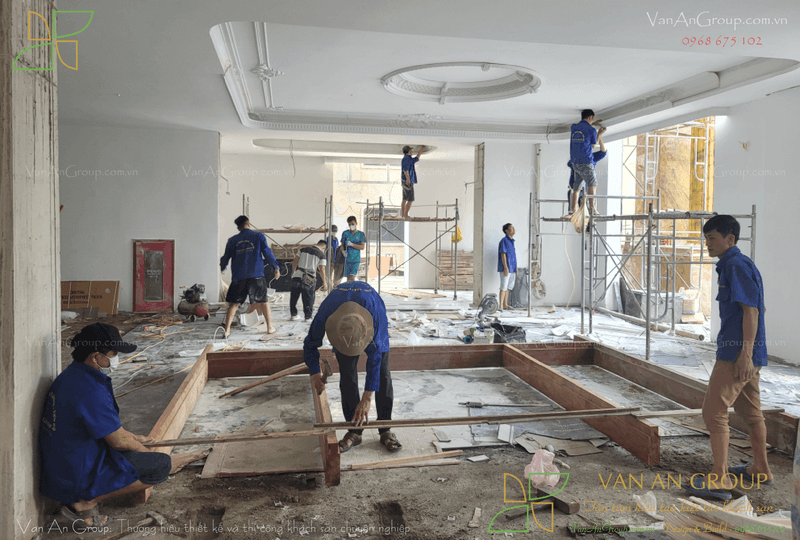 Nội thất cố định, nội thất rời và thiết bị vệ sinh được lắp đặt theo đúng thiết kế