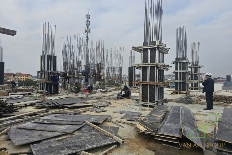 Thi công lắp dựng cốp pha – cốt thép – bê tông