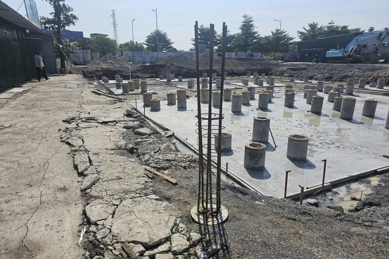 Triển khai thi công bê tông lót móng cho khách sạn 3 sao tại Vũng Tàu