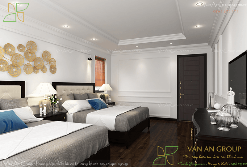 Vật liệu và màu sắc trong phòng