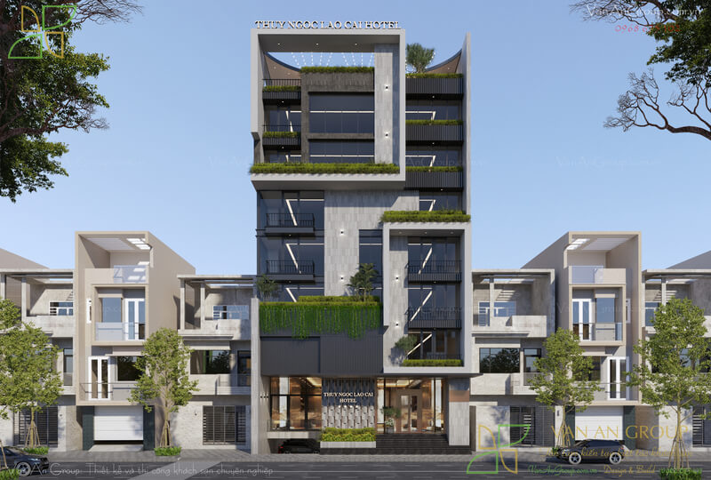 Thiết kế khách sạn 3 sao Thuy Ngoc Lao Cai Hotel