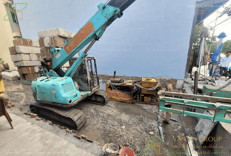 Bố trí tổng mặt bằng thi công