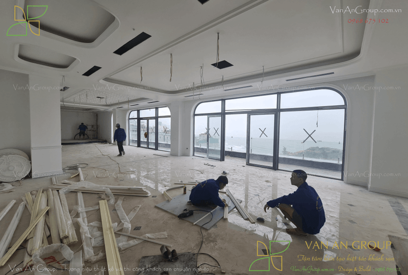 Lắp đặt cửa sổ trong khách sạn mini