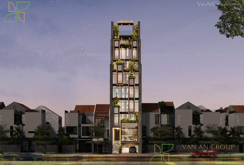 Sunset View Hotel - phương án cho khu đất khoảng 319 m²