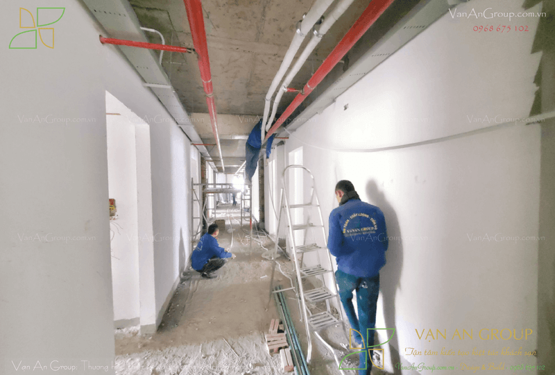 Thi công hệ thống kỹ thuật (MEP) cho khách sạn mini tại Bắc Ninh