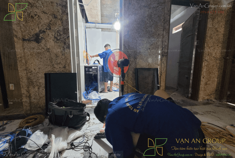 Thi công lắp đặt đồng bộ hệ thống kỹ thuật (MEP) cho khách sạn
