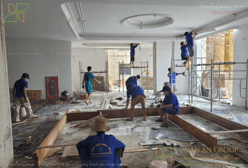 Thi công lắp đặt nội thất cho từng khu vực chức năng