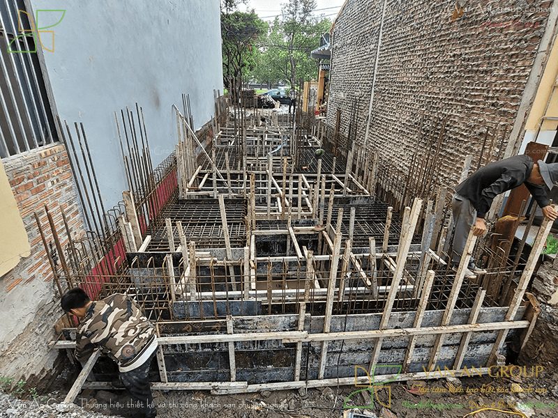 Thi công lắp dựng ván khuôn khách sạn mini
