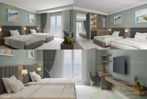 Thiết kế phòng khách sạn mini phong cách hiện đại