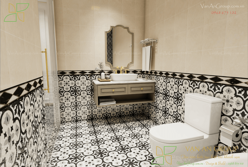 Thiết kế phòng tắm Deluxe 4 sao