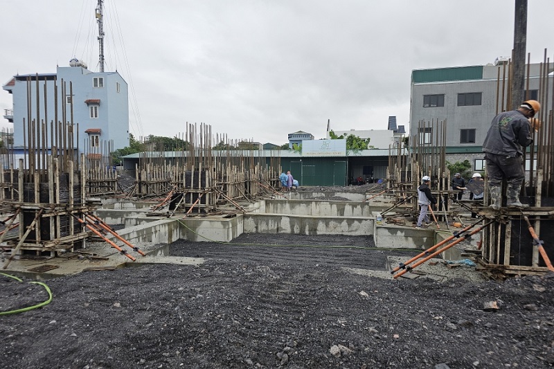 Triển khai thi công phần ngầm công trình